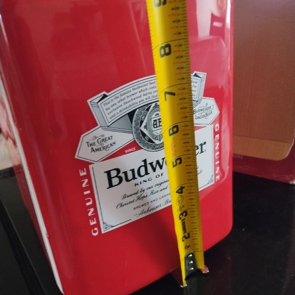 Budweiser Red Mini Fridge - Picture 6 of 7